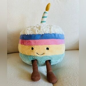 Jellycat Amuseable Rainbow Birthday Cake